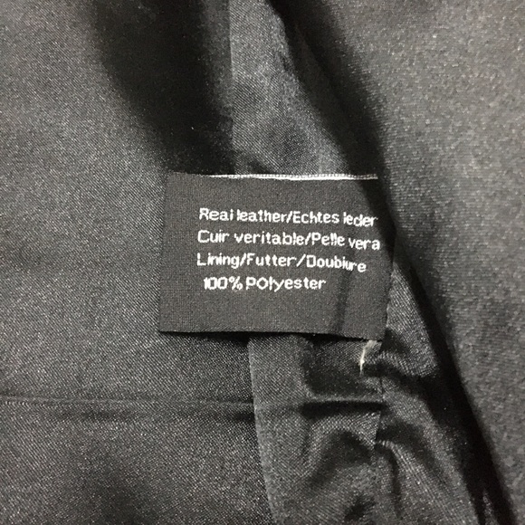 Ambition New York moto leather jacket. Zip closure - Picture 7 of 16